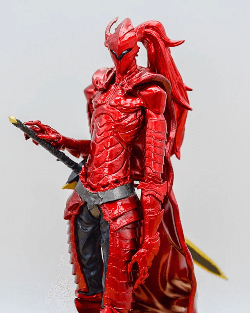 Figurine d'Anime Solo Leveling Igris Commandant Rouge Sang (23 cm) Statue en PVC