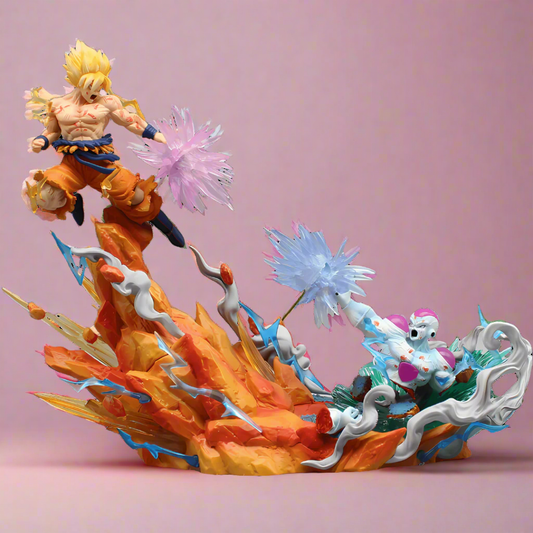 Dragon Ball Anime Figure Clash of Titans Goku vs. Frieza 20cm (8") PVC Statue