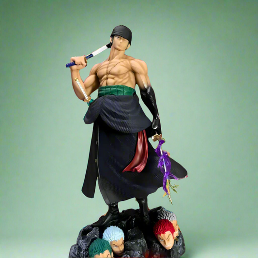 One Piece Anime Figure Cutting Wind Zoro Roronoa 50cm (20") PVC Statue