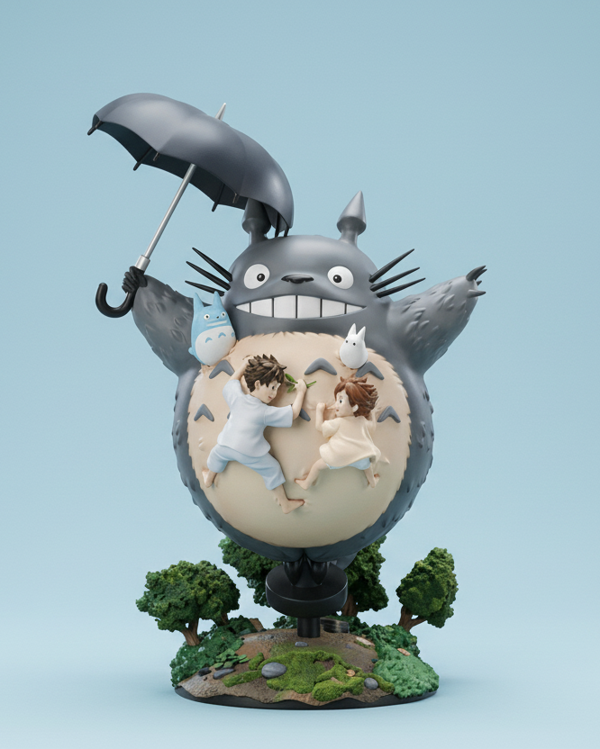 Studio Ghibli Totoro Anime Figure Great Forest Spirit Totoro 19cm