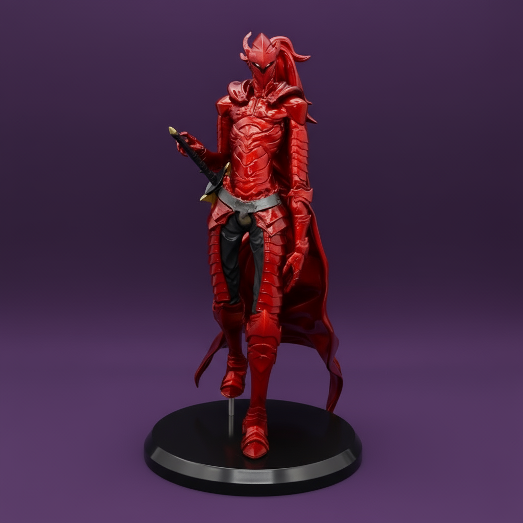 Solo Leveling Anime Figure Blood-Red Commander Igris (9") PVC Statue