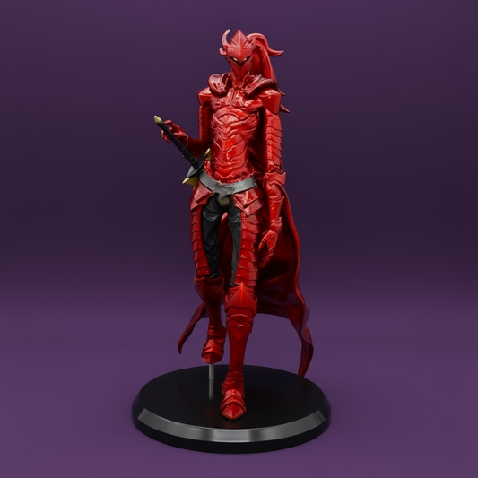 Solo Leveling Anime Figure Blood-Red Commander Igris (9") PVC Statue