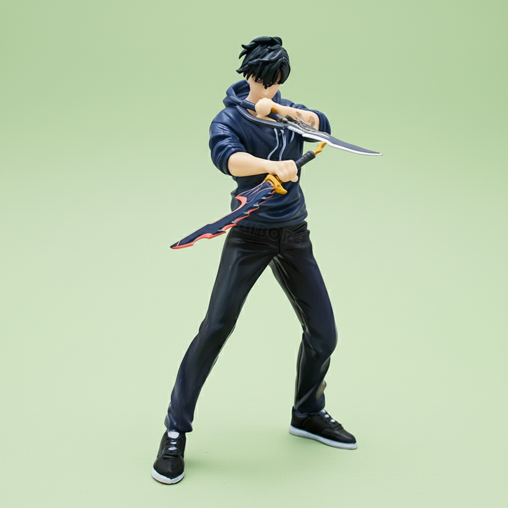 Solo Leveling Anime Figure Shadow King Sung Jin-Woo 19cm (7") PVC Statue