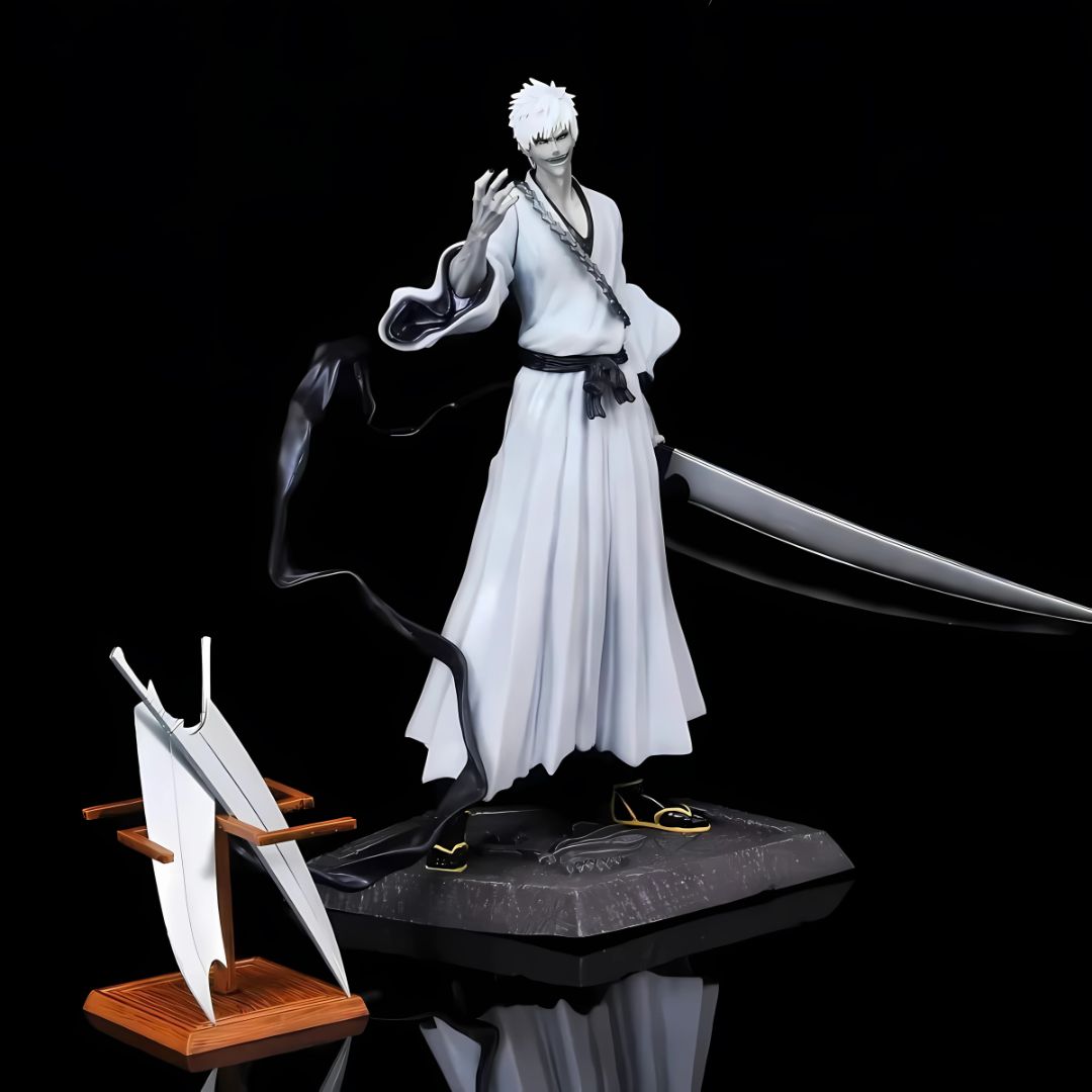 Figura de acción de 33 cm de Bleach, la Guerra de Sangre Milenaria de Kurosaki Ichigo Zangetsu, colección de juguetes, regalo de Navidad, sin caja