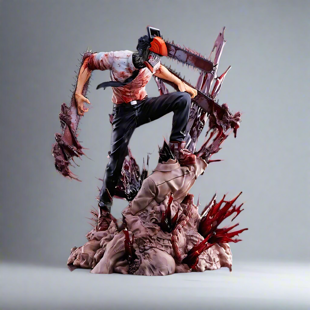 Chainsaw Man Anime Figure Chainsaw Fury Denji 18cm (7") PVC Statue