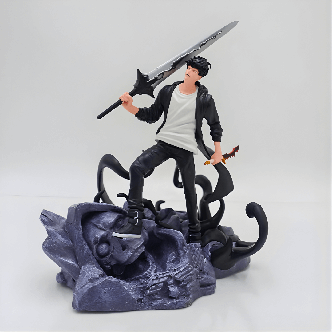 Solo Leveling Anime Figure Steelbound Hero Sung Jin-Woo 20cm (8") PVC Statue