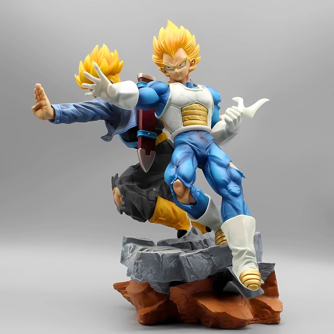 Dragon Ball Anime Figure Bloodline of Warriors Vegeta & Trunks 30cm (12") PVC Statue