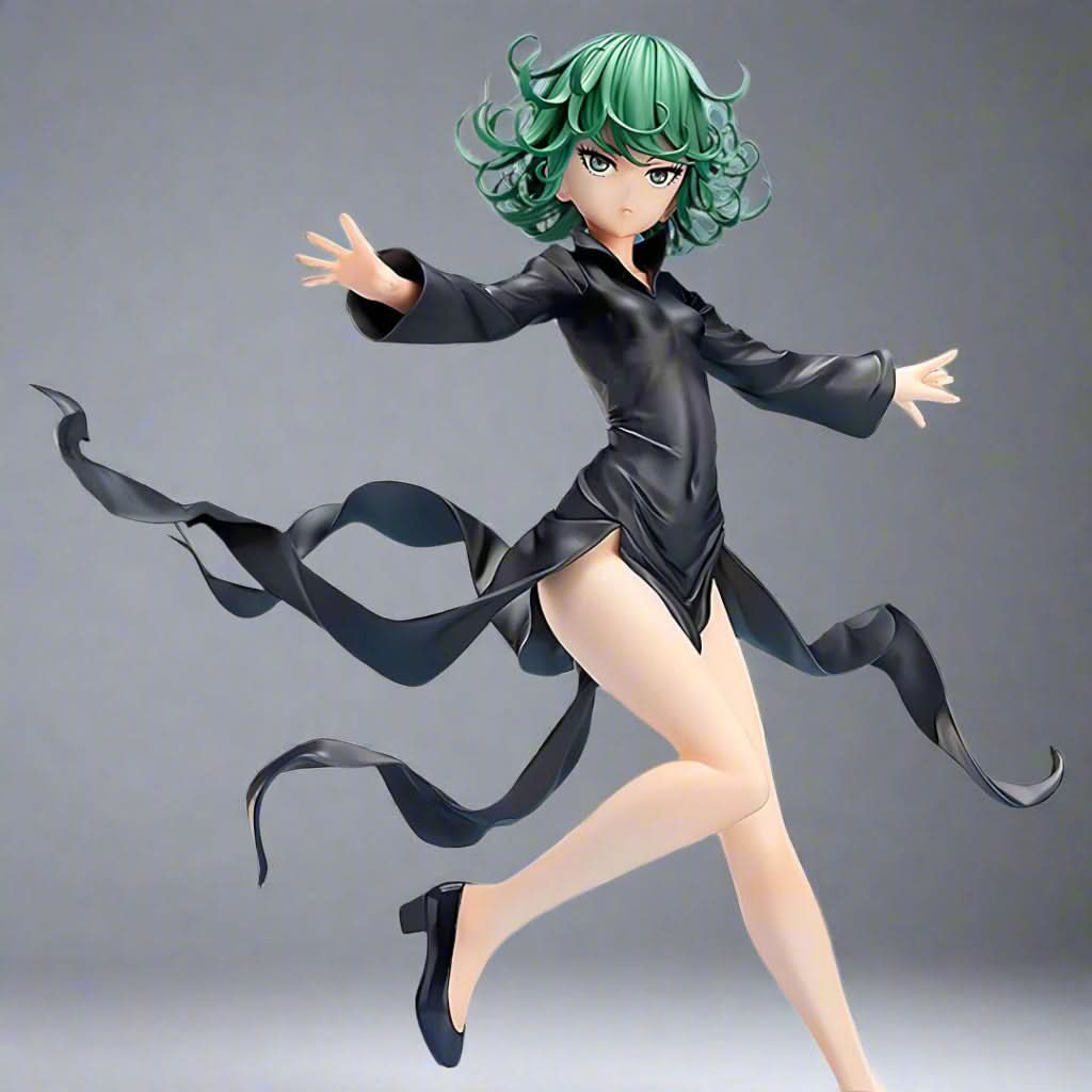One Punch Man Anime Figure Psychic Storm Tatsumaki 23cm (9") PVC Statue