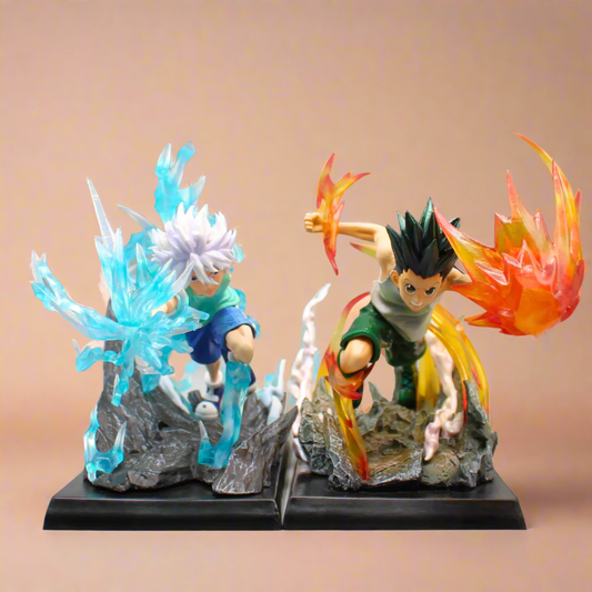 Hunter X Hunter Anime Figure Hunter’s Heart Gon Freecss & Killua Zoldyck 16cm (6") PVC Statue