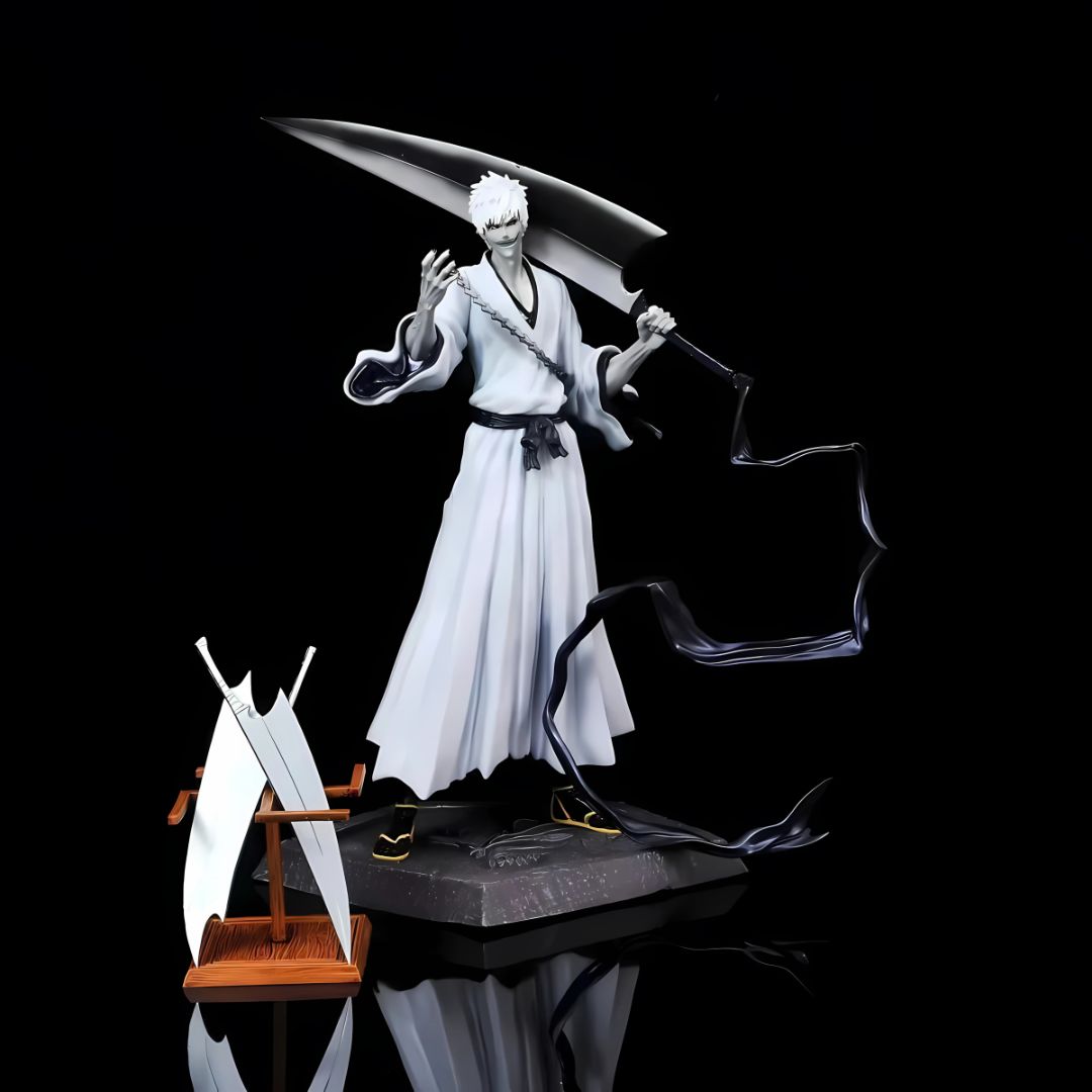 Figura de acción de 33 cm de Bleach, la Guerra de Sangre Milenaria de Kurosaki Ichigo Zangetsu, colección de juguetes, regalo de Navidad, sin caja