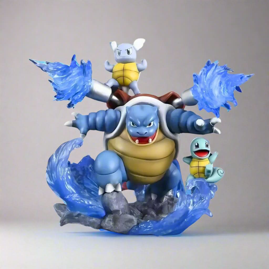 Pokémon Anime Figure Tsunami Blaster Blastoise 24cm (9") PVC Statue