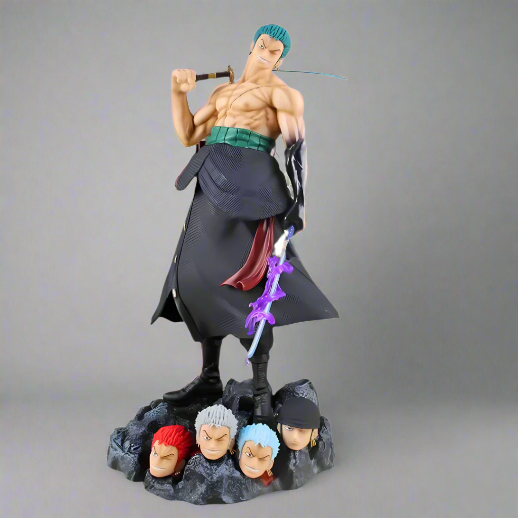 One Piece Anime Figure Cutting Wind Zoro Roronoa 50cm (20") PVC Statue