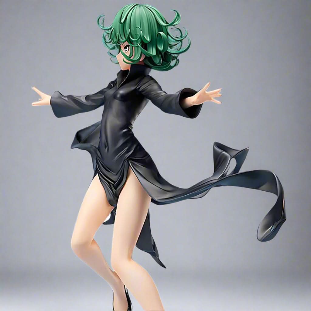 One Punch Man Anime Figure Psychic Storm Tatsumaki 23cm (9") PVC Statue