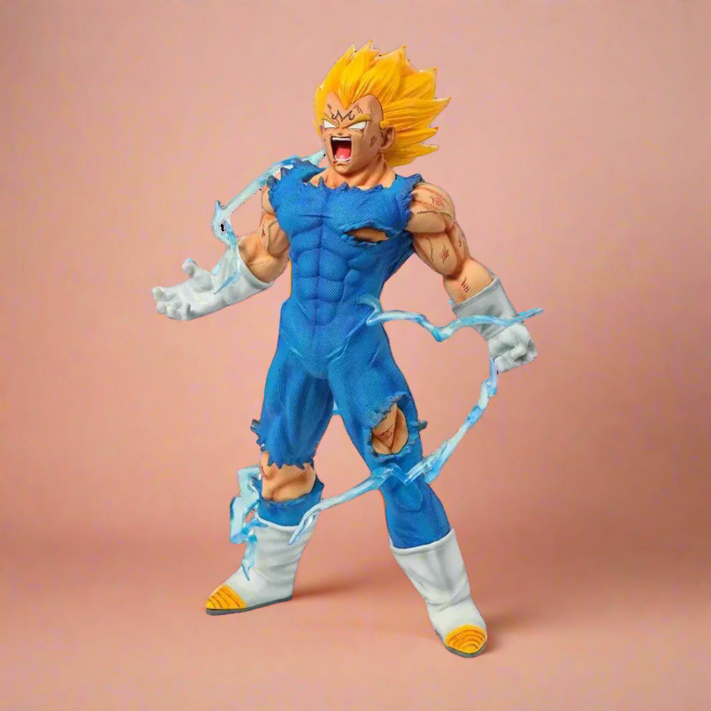 Dragon Ball Anime Figura Majestic Majin Vegeta 25cm (10") Estatua de PVC