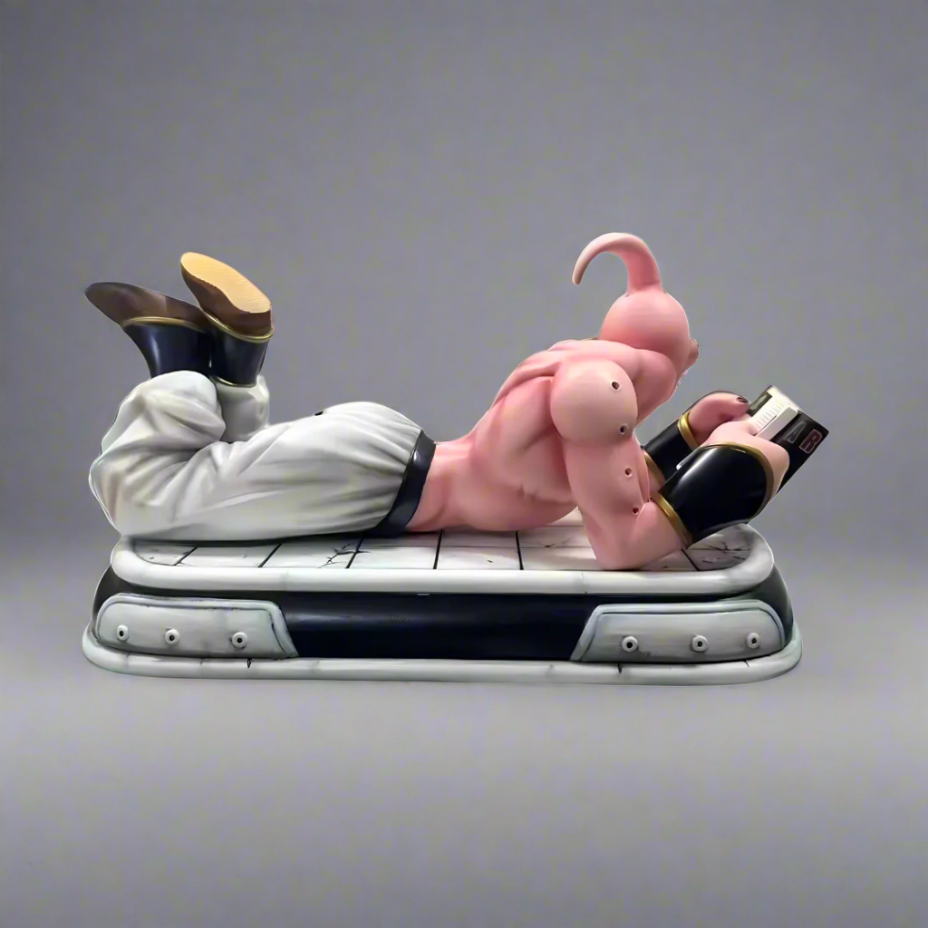 Dragon Ball Anime Figure Pink Chill Majin Buu 14cm (6") PVC Statue