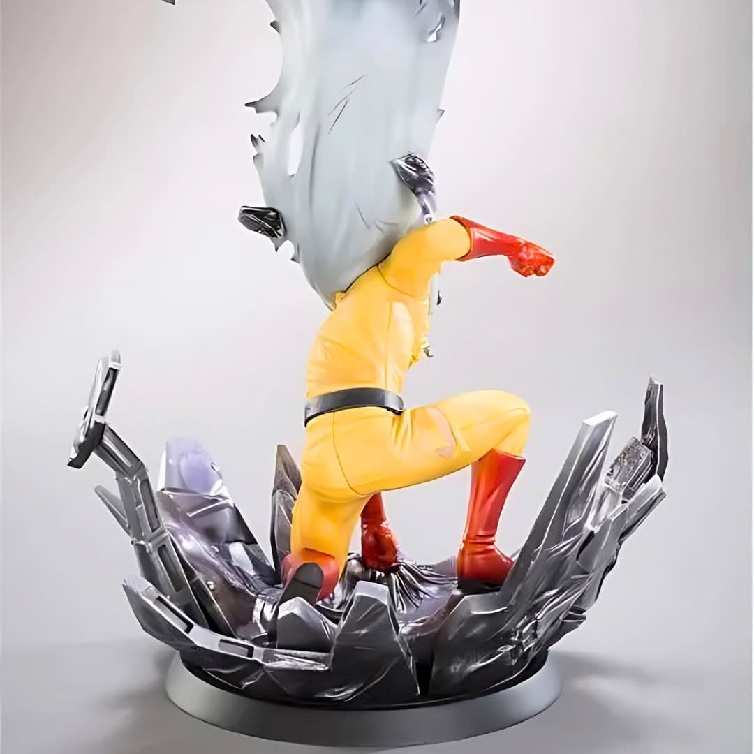 One Punch Man Anime Figure One Punch Finish Saitama 25cm (10") PVC Statue