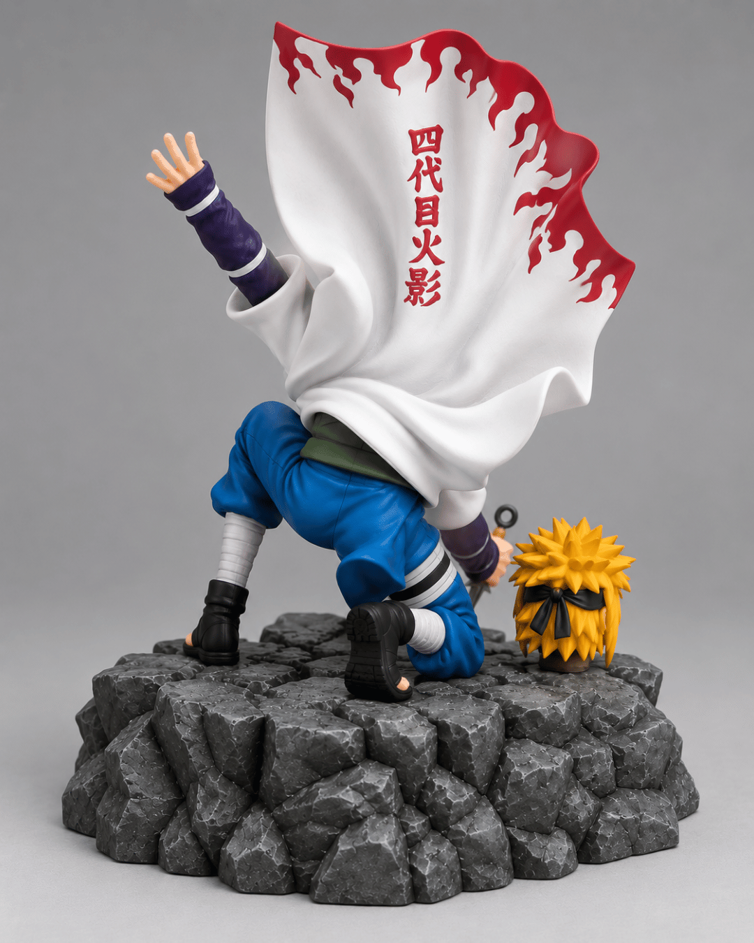 Naruto Anime Figure Yellow Flash Legacy Minato 22cm (8.7") Collector Statue