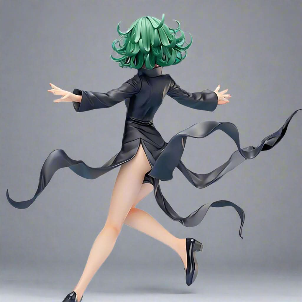 One Punch Man Anime Figure Psychic Storm Tatsumaki 23cm (9") PVC Statue