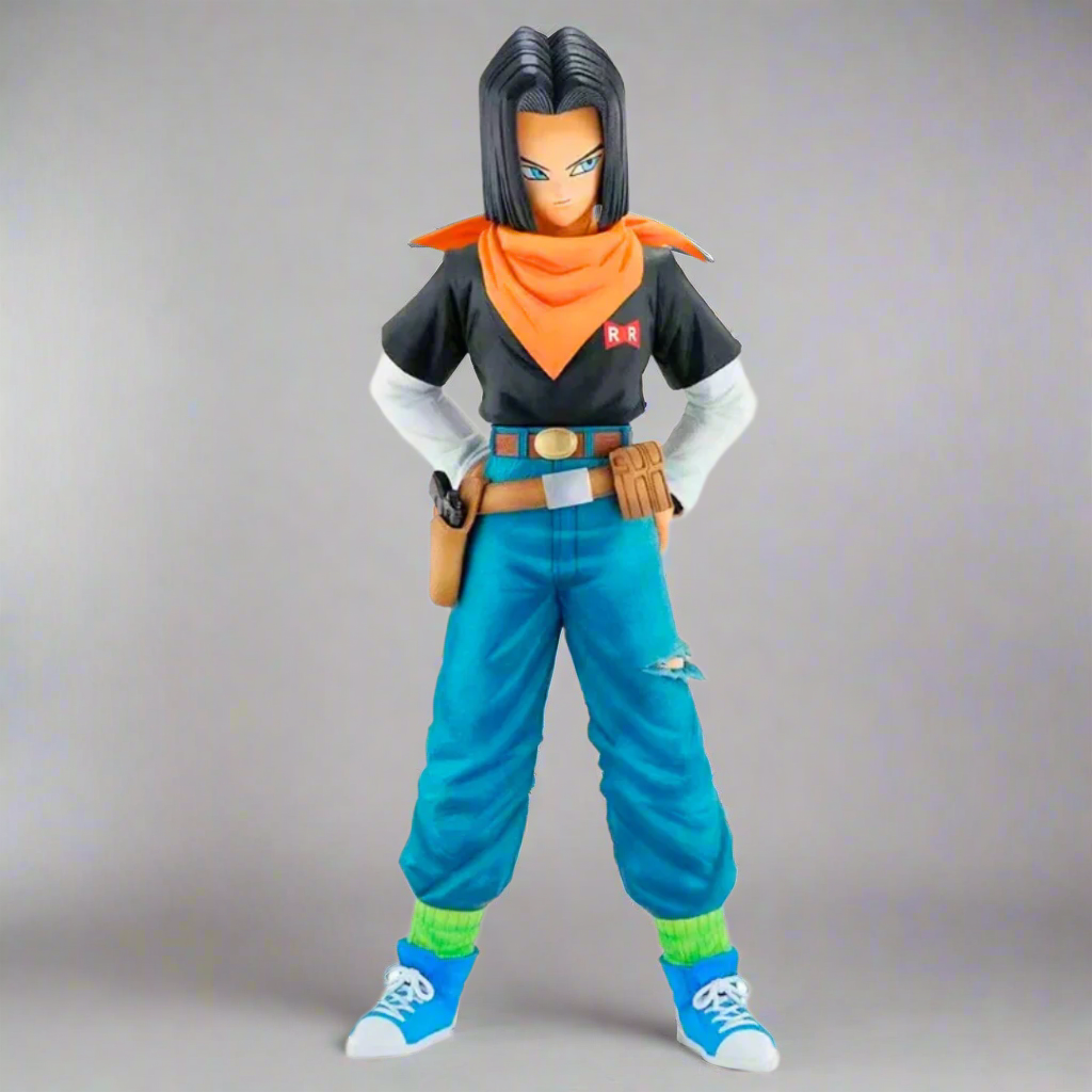 Dragon Ball Anime Figure Android 17 & 18 Twin Force 25cm (10") PVC Statue
