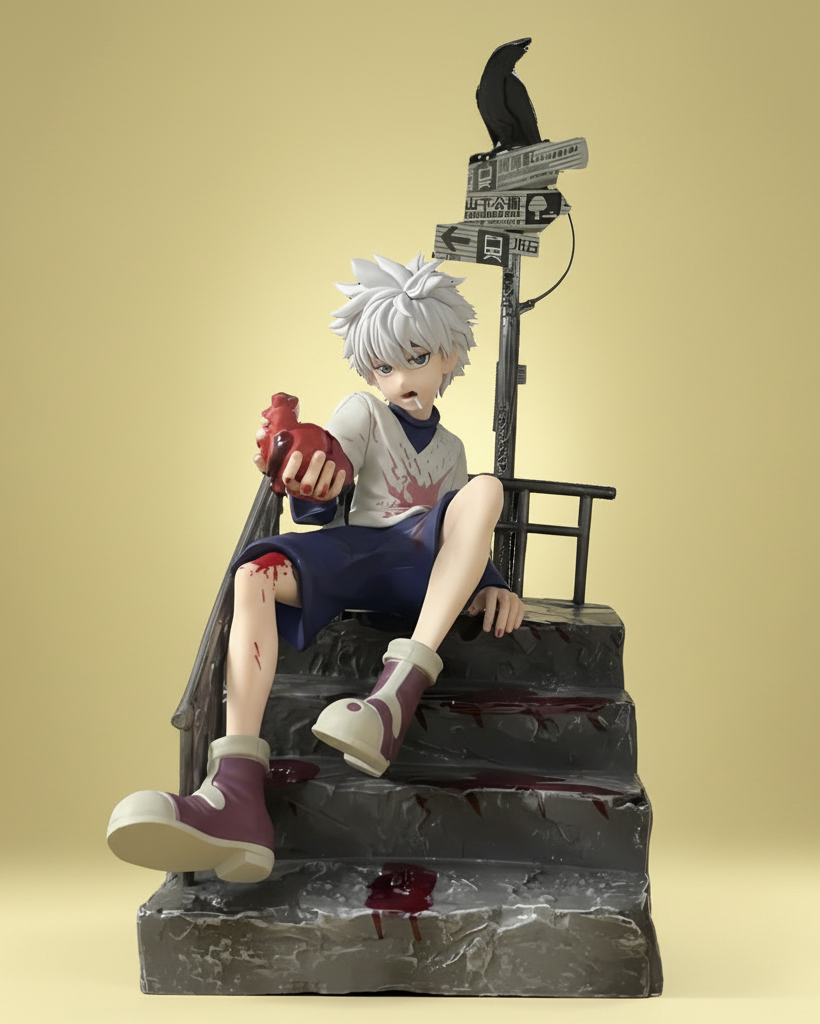 PYTRARTY Figurine Killua 12cm - Statue Anime Hunter X Hunter - Décoration Et Collection