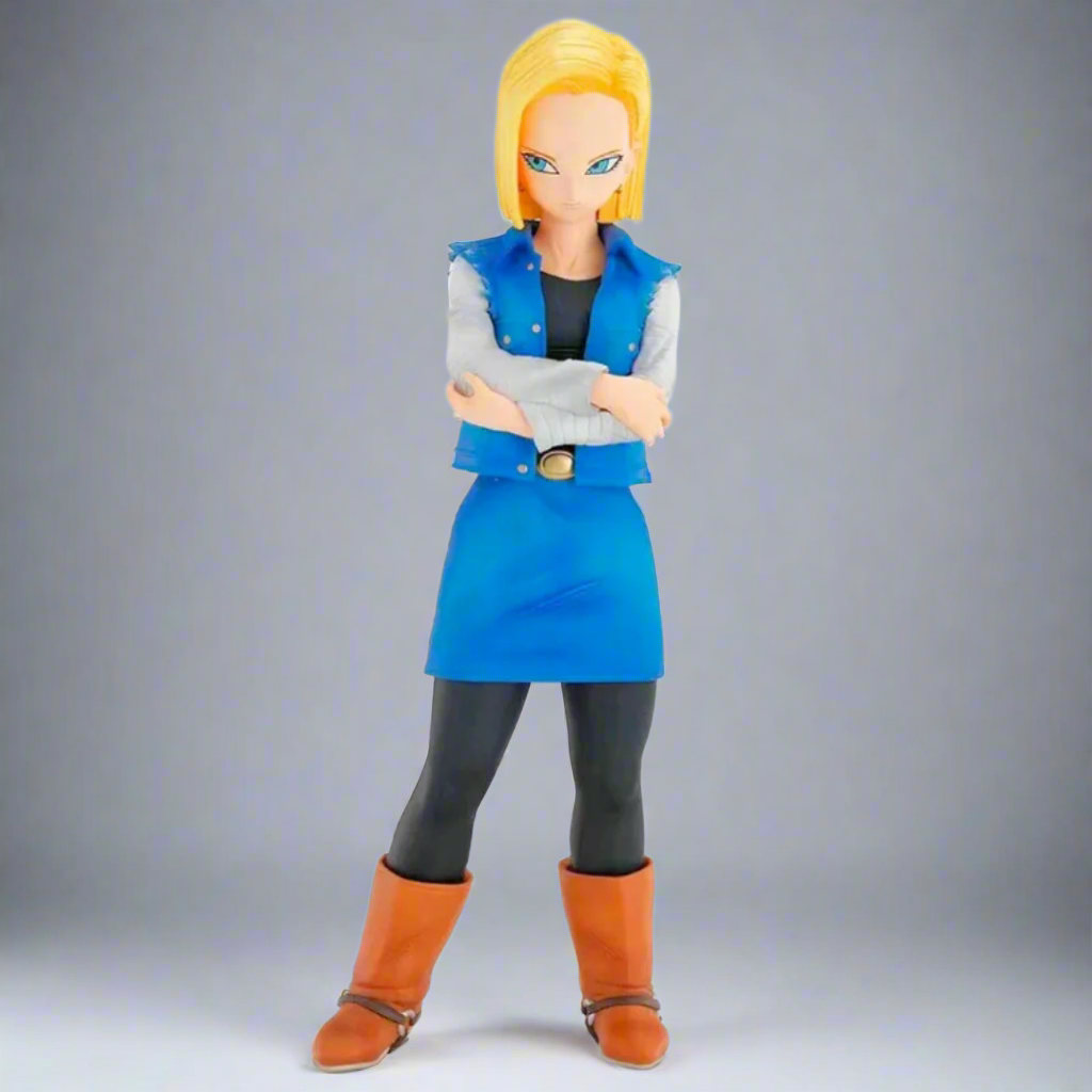 Dragon Ball Anime Figure Android 17 & 18 Twin Force 25cm (10") PVC Statue