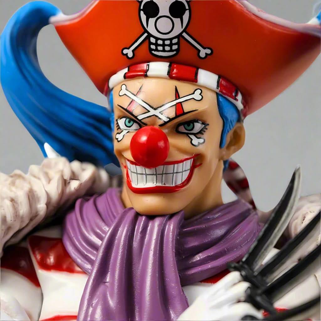 One Piece Anime Figure Captain of Chaos Buggy 26cm (10") PVC Statue