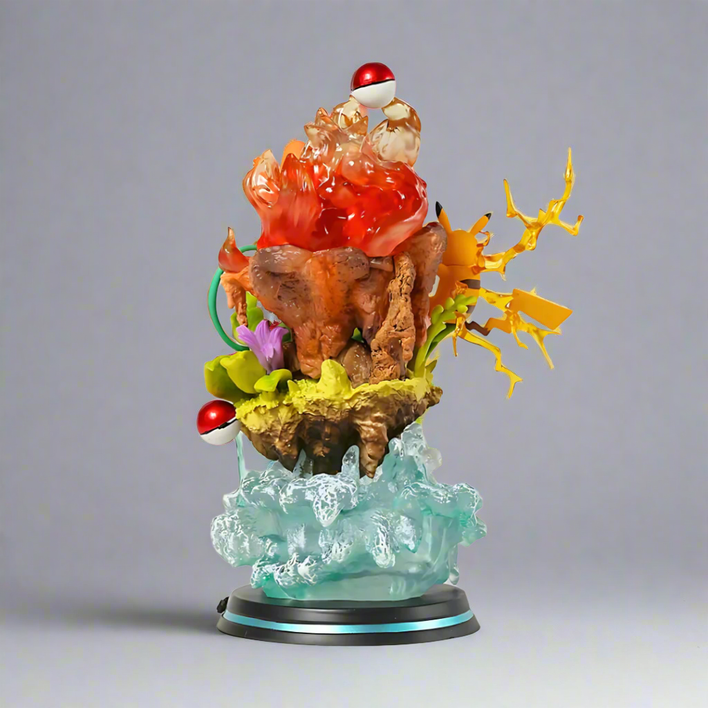 The Starter Legends: Pikachu, Charmander, Bulbasaur, & Squirtle 25cm (10") PVC Statue
