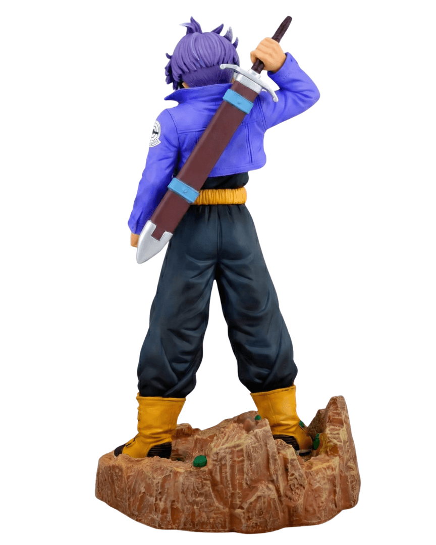 23cm Anime Dragon Ball Z Super Saiyan Trunks 2 Têtes Figurine PVC Statue de Bataille Collection Modèle de Jeu Jouets pour Enfants Cadeaux