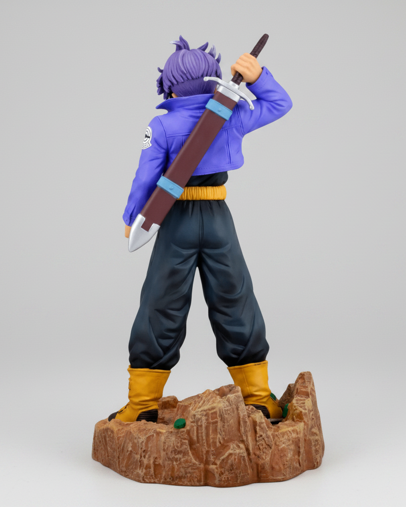 23cm Anime Dragon Ball Z Super Saiyan Trunks 2 Têtes Figurine PVC Statue de Bataille Collection Modèle de Jeu Jouets pour Enfants Cadeaux
