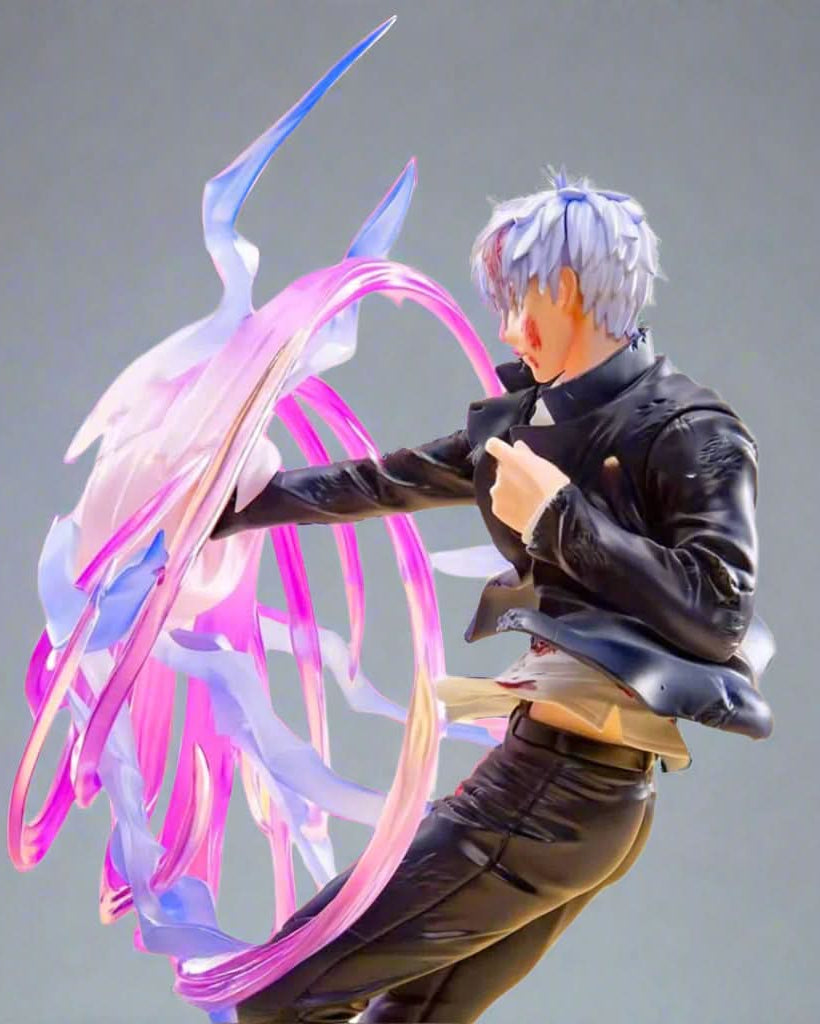 Figurine d'anime Jujutsu Kaisen Gojo l'exorciste blanc 20cm (8") Statue en PVC