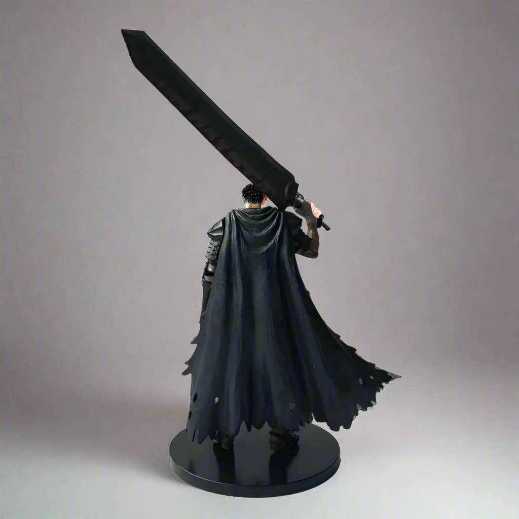 Berserk Anime Figure Black Swordsman Guts 21cm (8") PVC Statue