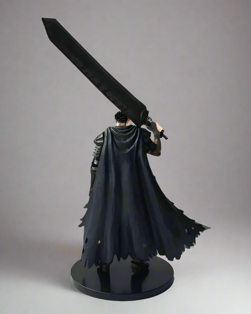 Berserk Anime Figure Black Swordsman Guts 21cm (8") Collector Statue
