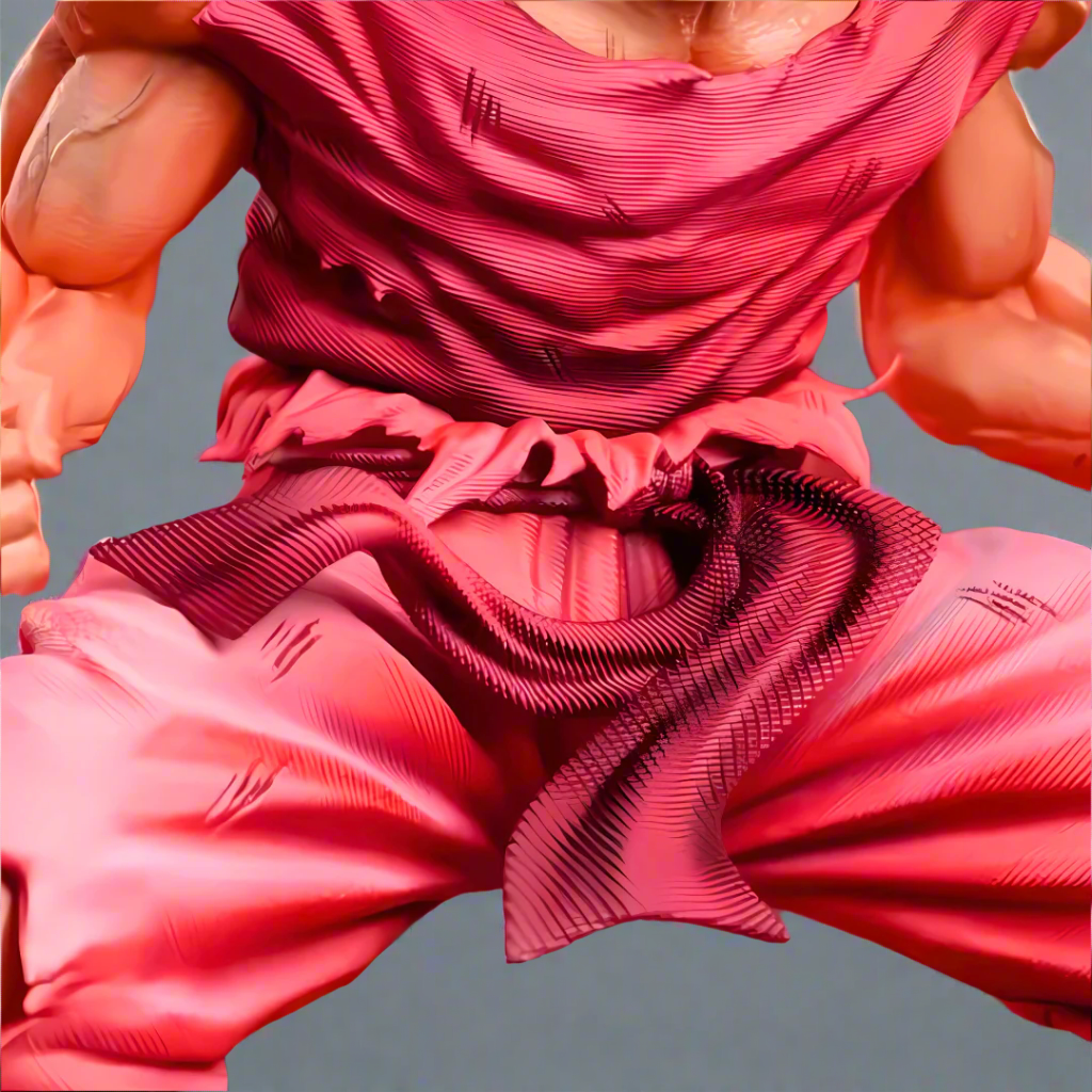 Dragon Ball Anime Figure Scarlet Warrior Kaio-Ken Goku 25cm (10") PVC Statue