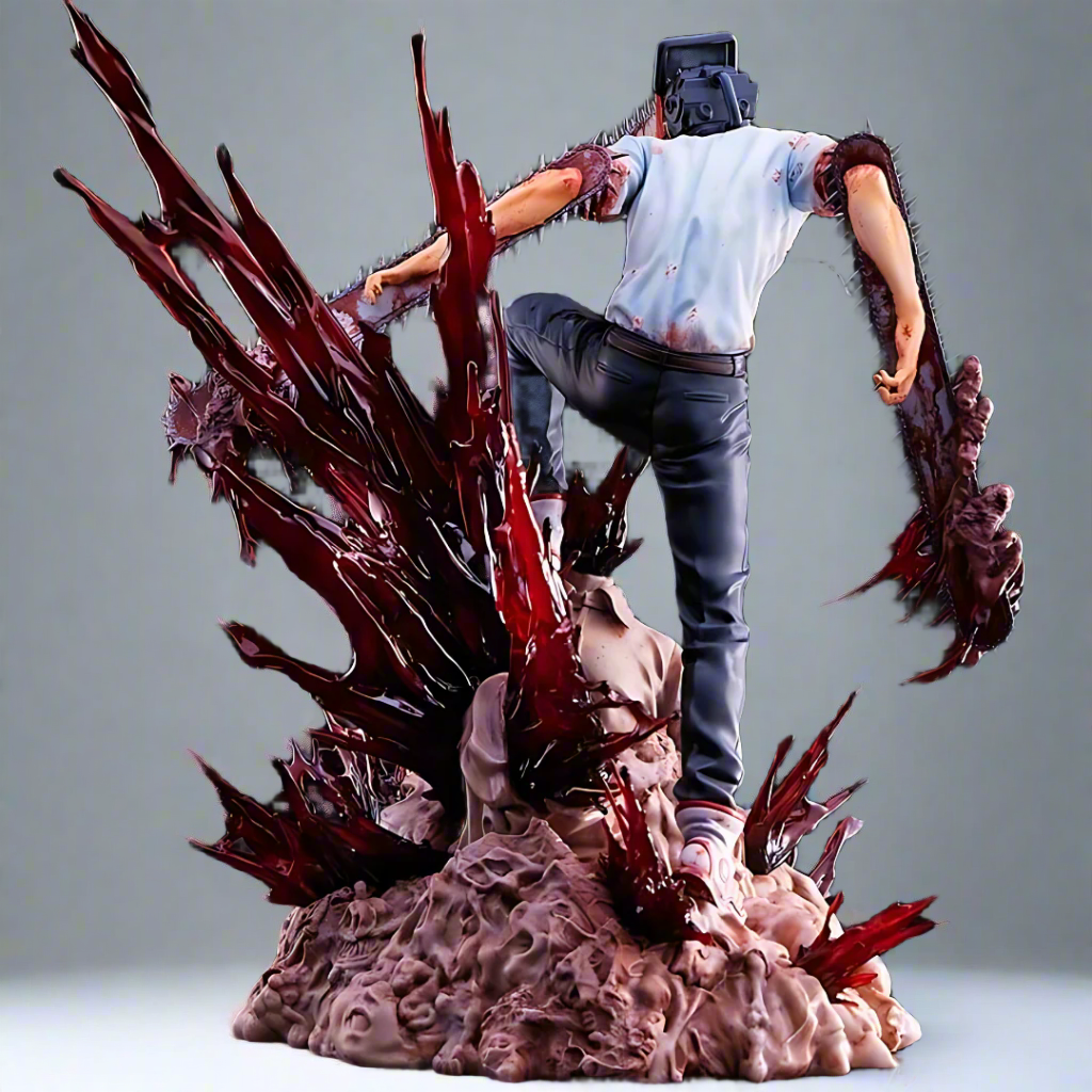 Chainsaw Man Anime Figure Chainsaw Fury Denji 18cm (7") PVC Statue