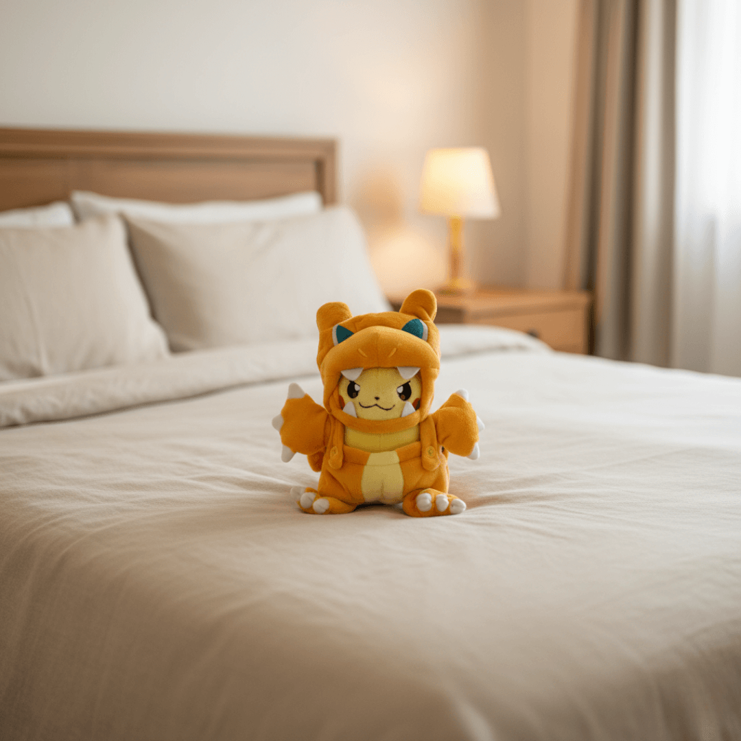 Pokémon Anime Plush Toy PikaZard Pikachu Cosplay Charizard 22cm (9") Plushie