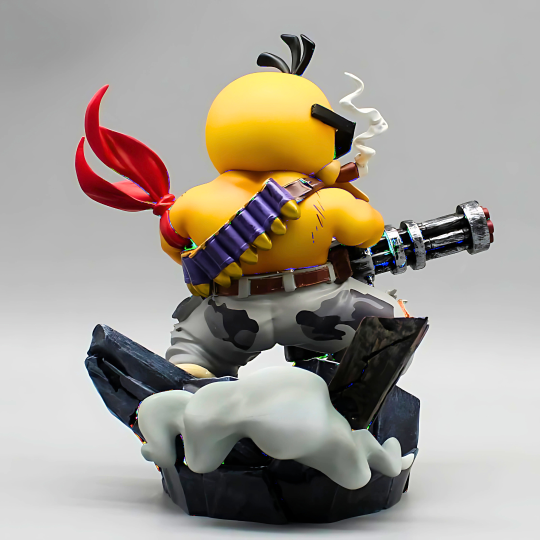 Pokémon Anime Figure Machine Gun Psyduck 16cm (6") PVC Statue