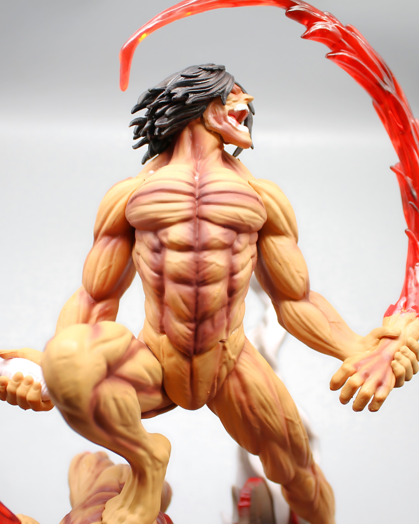 Figurine d'anime Attack On Titan Titan Colossal Eren Yeager Statue en PVC de 29 cm (11")