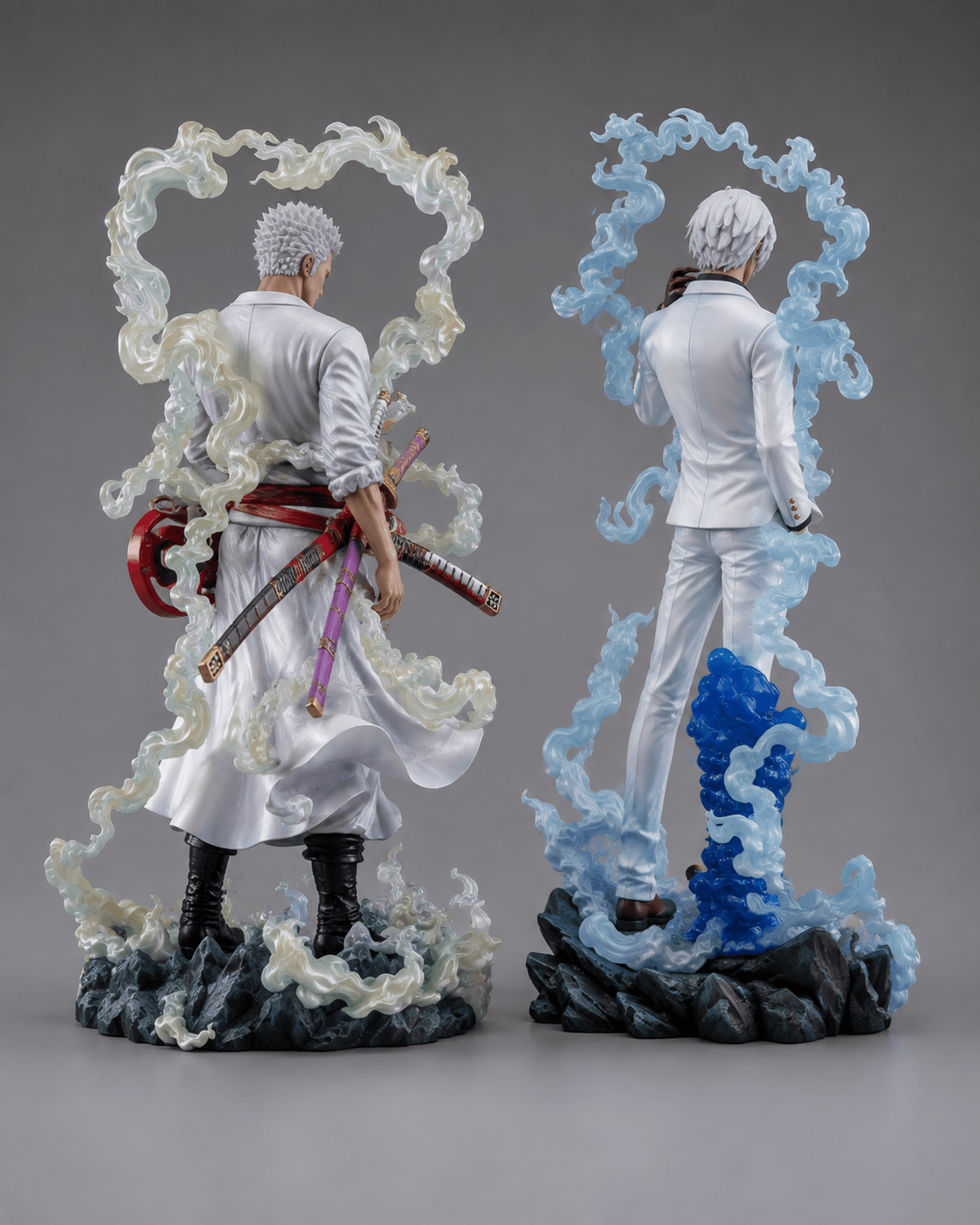 One Piece Anime Figure Nika Sanji Nika Zoro 28cm (11") Collector Statue