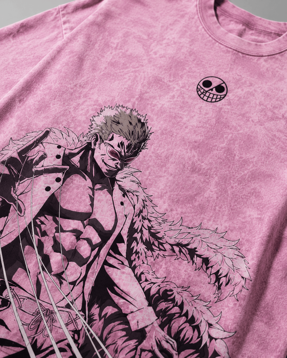 HIKO. One piece Harajuku T-SHIRT- BLACK