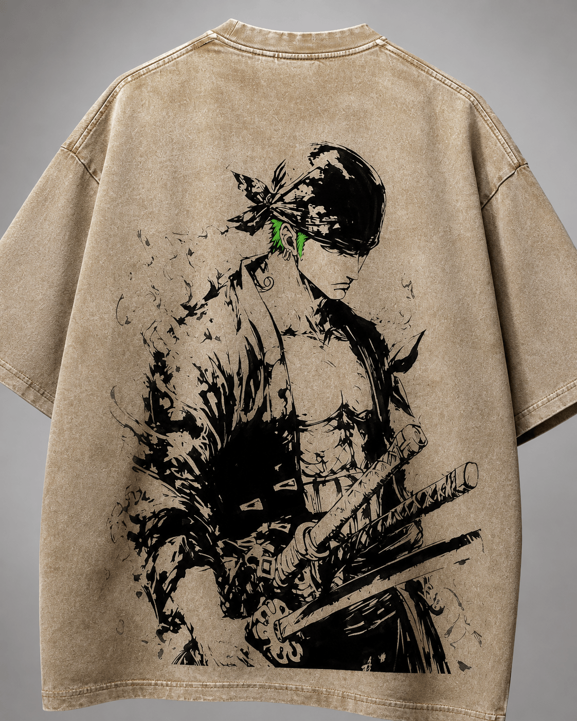 HIKO. ONE PIECE Sauron T-SHIRT- DARK KHAKI