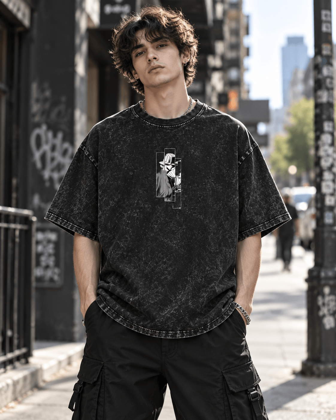 HIKO. BLEACH Urahara Kisuke T-SHIR-BLACK