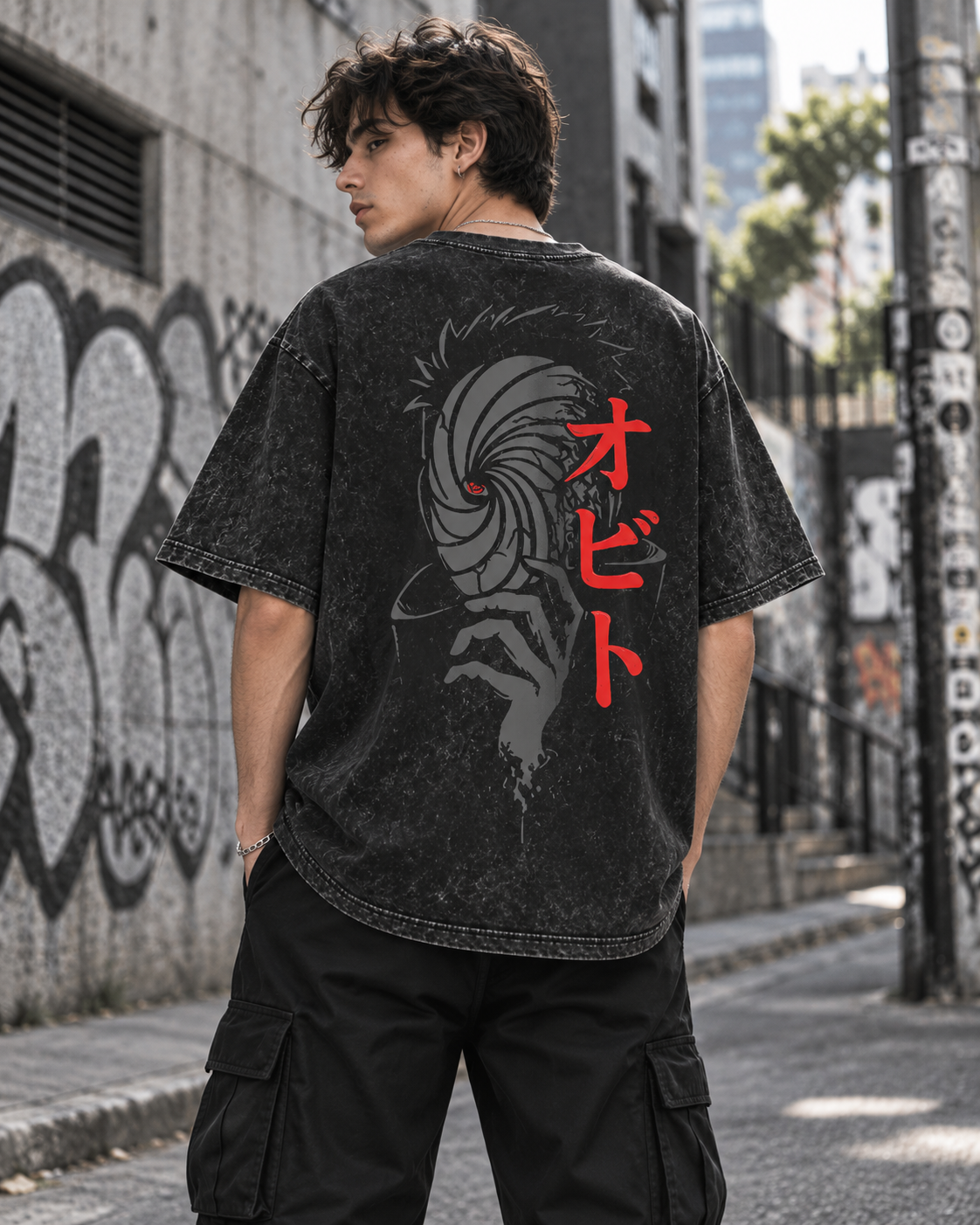 HIKO. Naruto Obito Uchiha T-SHIRT-BLACK