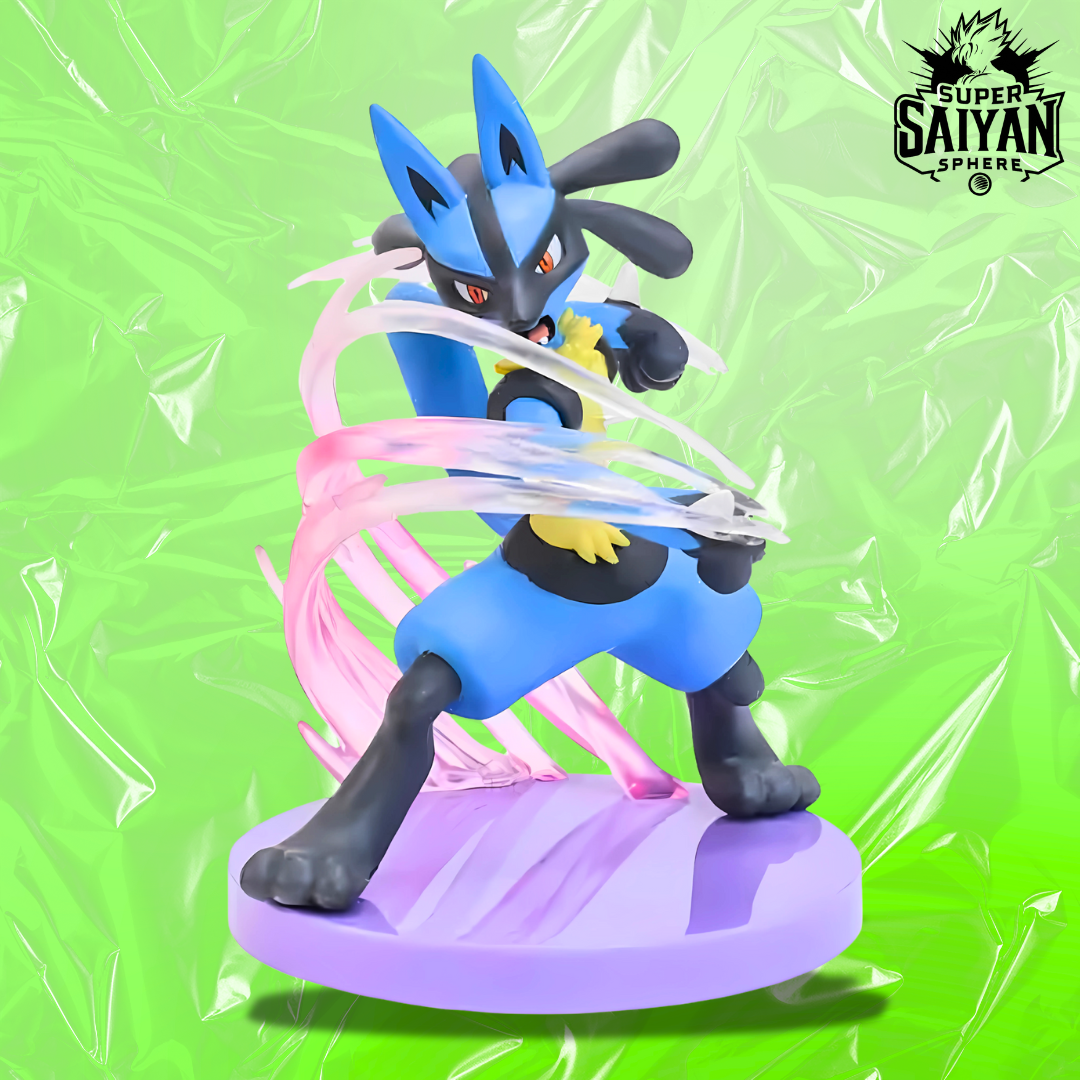 Pokémon Anime Figure Aura Warrior Lucario 13cm (5") PVC Statue
