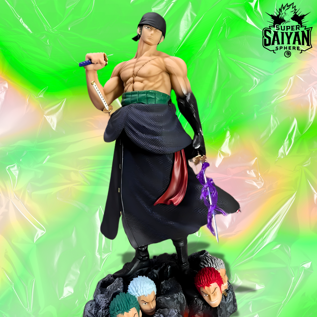 One Piece Anime Figure Cutting Wind Zoro Roronoa 50cm (20") PVC Statue