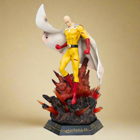 One Punch Man Anime Figure Serious Punch Saitama 45cm (18") PVC Statue