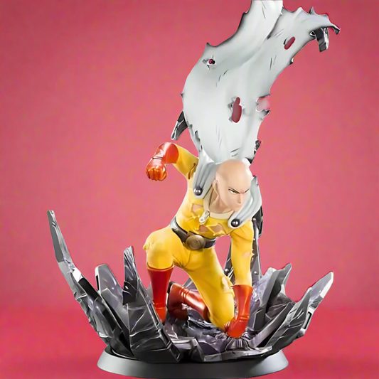 One Punch Man Anime Figure One Punch Finish Saitama 25cm (10") PVC Statue