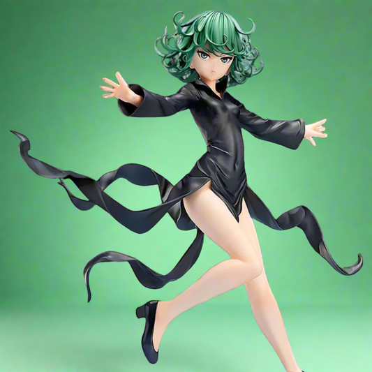One Punch Man Anime Figure Psychic Storm Tatsumaki 23cm (9") PVC Statue