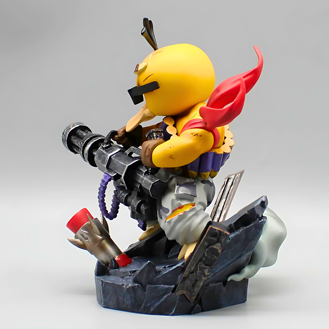 Pokémon Anime Figure Machine Gun Psyduck 16cm (6") PVC Statue