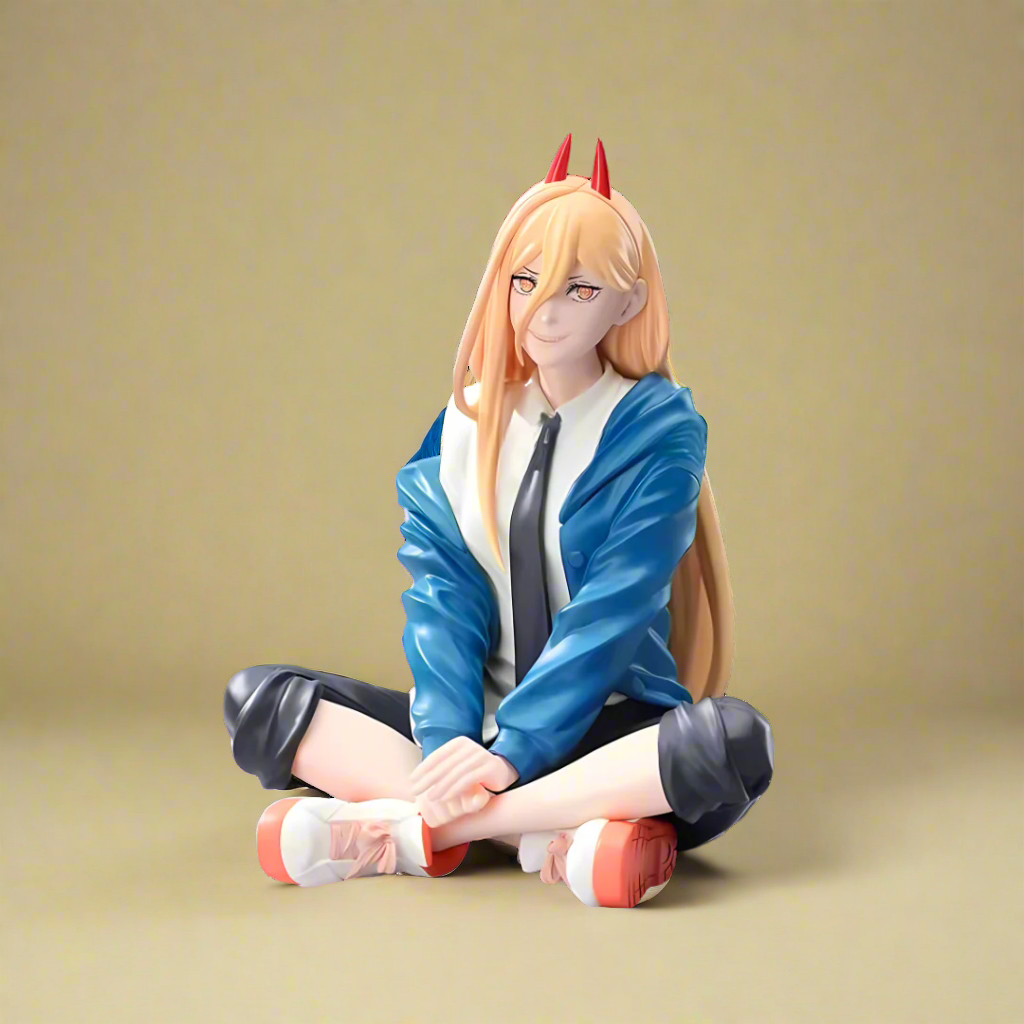 Figura de anime de Chainsaw Man, Blood Queen Power, estatua de PVC de 15 cm (6")