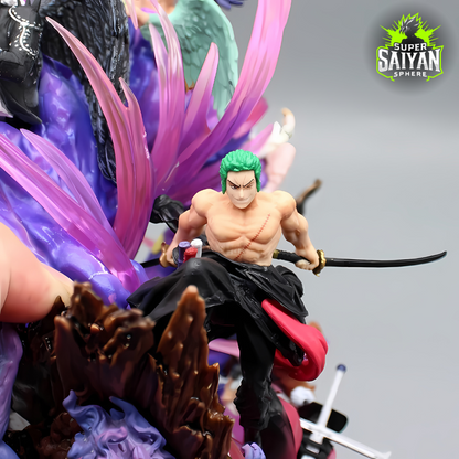 One Piece Anime Figure Dance With The Demon Zoro 22cm (9") PVC Statue